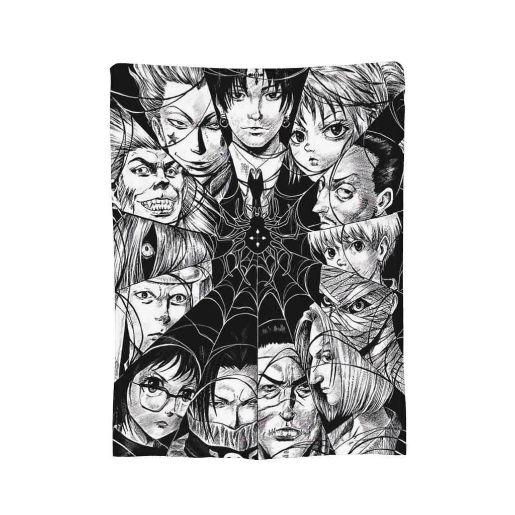 Фантомный Красный Команда Охотников Hunter X Hunter Пледы Фланель Текстиль Декор Дышащие Ультра-Мягкие Пледы для Дома Улицы Одеяло