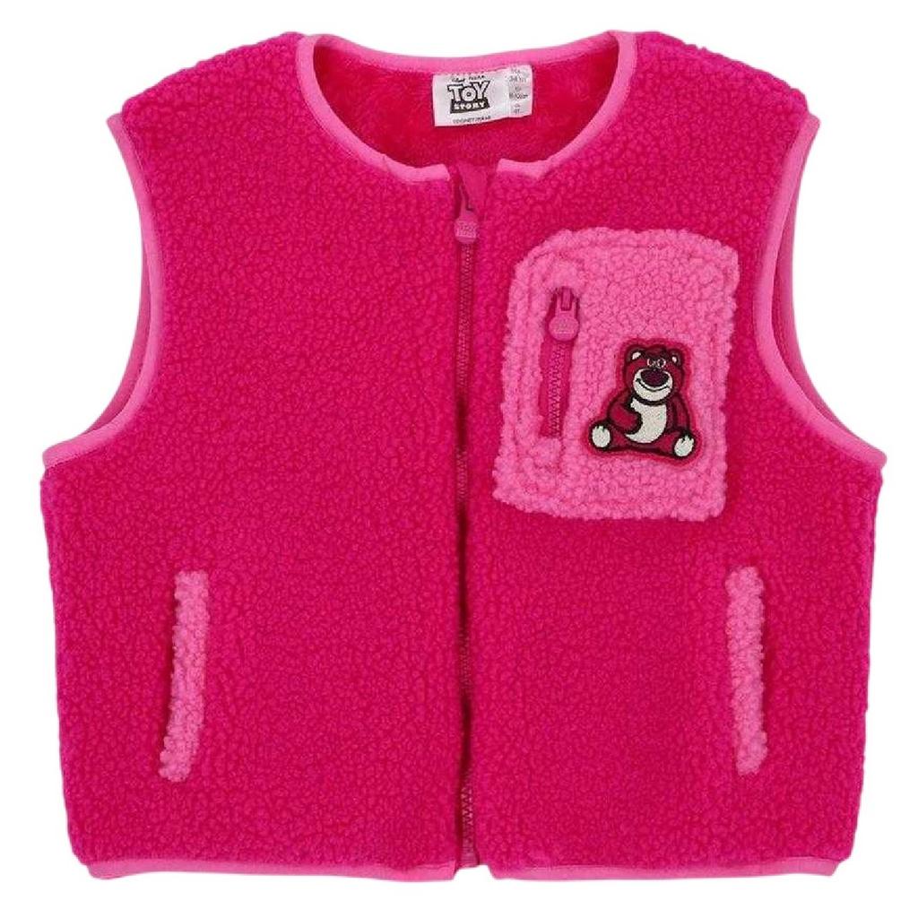Toy Story 3 Childrens/Kids Lotso Fleece Zip Pocket Gilet