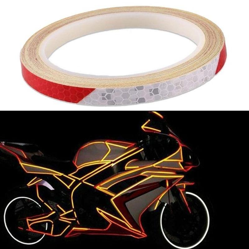 Светоотражающая наклейка для велосипеда, наклейка на колесо мотоцикла, наклейка на тело, защитная лента для ночной езды
