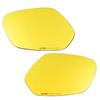 Motorcycle Mirrors for Honda for Honda CBR400R and Other Easy To See In Low Light Mirrors, Stick-On, Wide-Angle, High-Visibility 2, Gold,