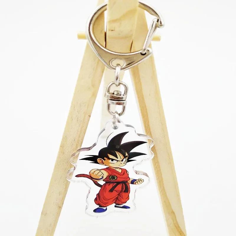 Акриловый Брелок Goku Trunks Buu Piccolo Аниме Косплей Аксессуар