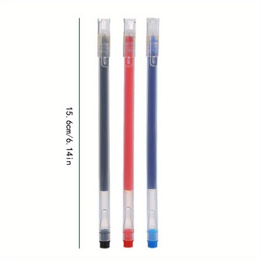 30 шт. 0,5 мм большая емкость гелевая ручка для письма черная игла трубка ручка для подписи креативная канцелярия экзамен ручка на водной основе