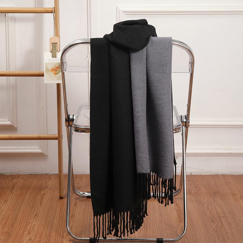 Womens Thick Cashmere Scarf Large Pashmina Shawls and Wraps Light Blanket Scarf for Evening Dress Warm Daily Travel Office