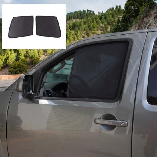 Сетка-экран на передние окна из Memory Steel для Nissan Frontier 2013-