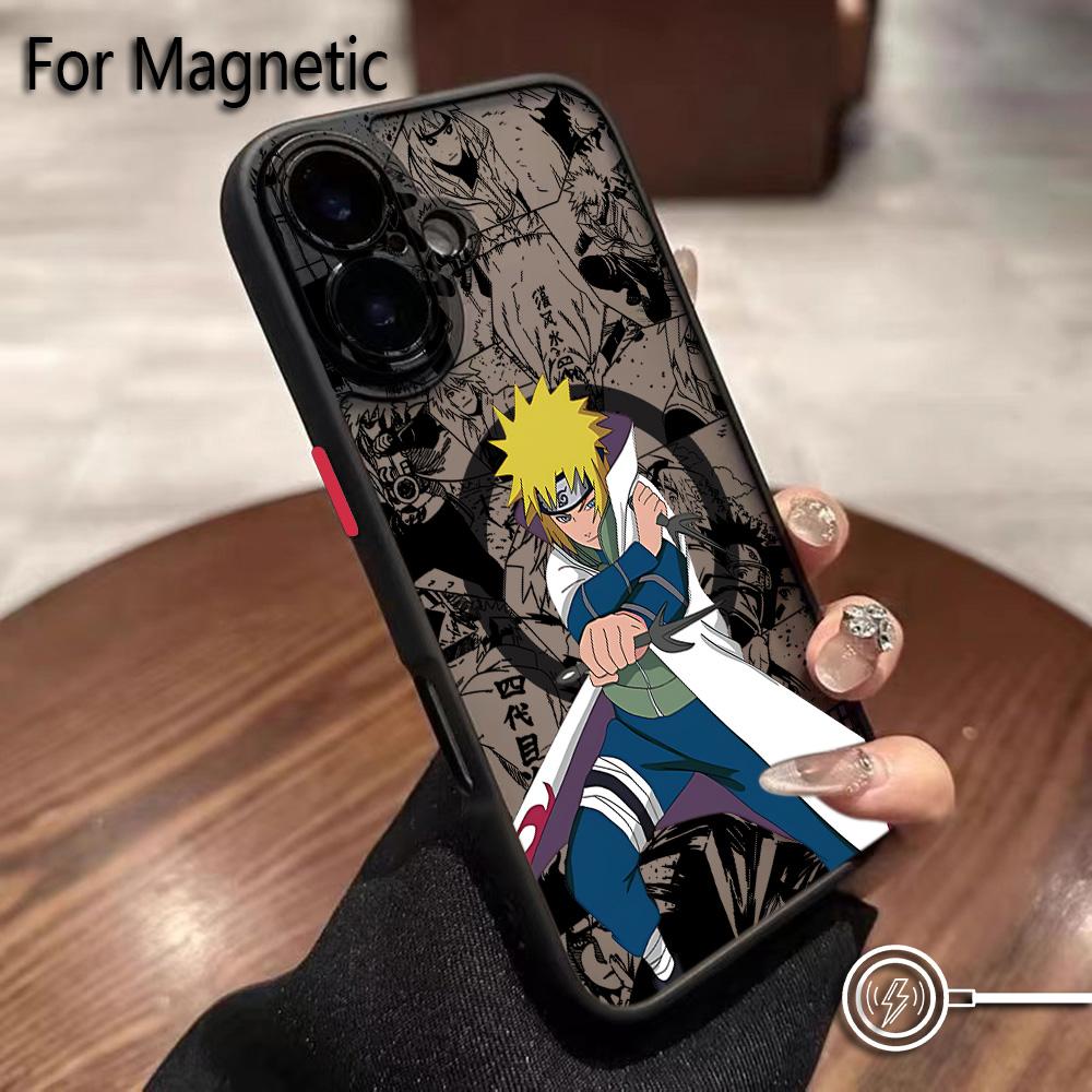 Narutos Minatos Namikazes Phone Case for iPhone 17 16 15 14 13 12 11 Air Pro Max Mini XR XS X 7 8 6 6s Plus Matte Magnetic