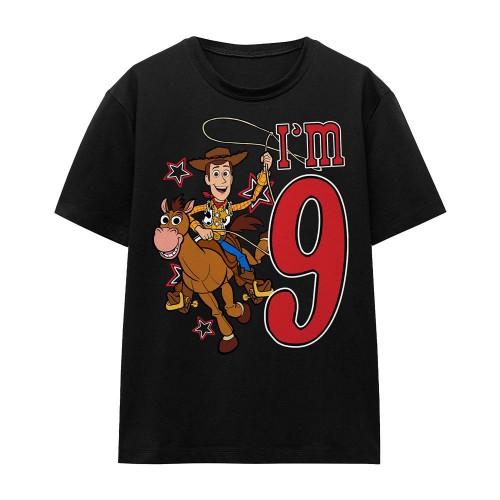 Toy Story Unisex Adult I´m 9 Woody Birthday T-Shirt