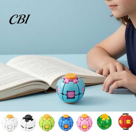 Спиннер для снятия тревоги 3D-печатный вращающийся нажимной шар, Спиннер от стресса, Устройство вращающийся сшитый шар Настольная игрушка для детей, подростков, взрослых Гаджет