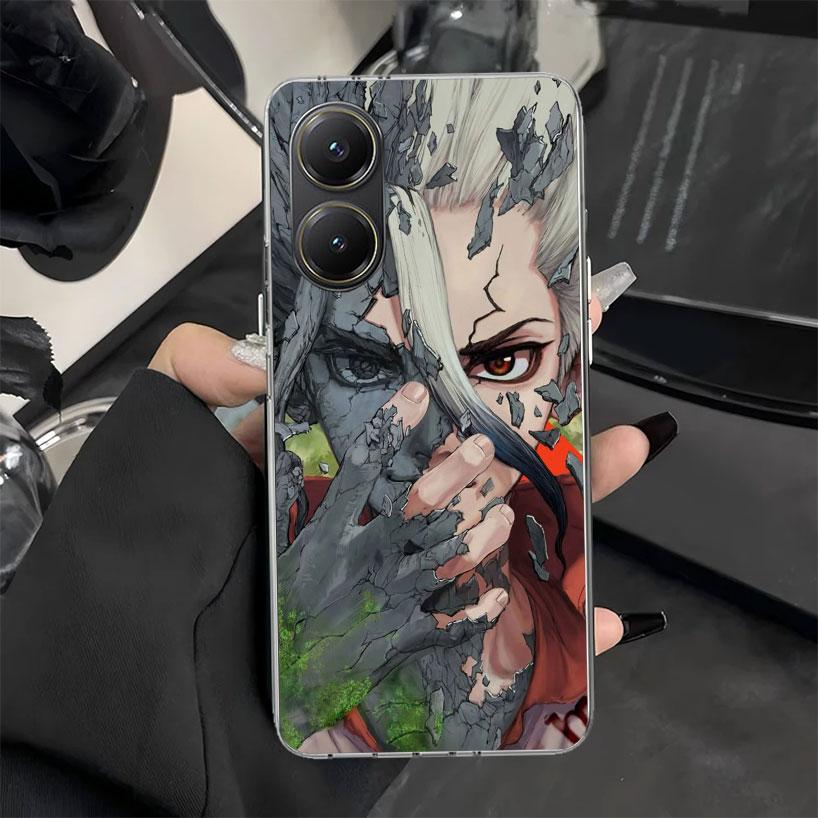 Чехол для телефона D-Dr Stone Аниме для Xiaomi Poco X7 X6 X5 X3 Pro X4 Nfc F7 Ultra F6 F5 F4 Gt M6 M5S M4 M3 Мягкий Силиконовый Чехол X7 X6 X