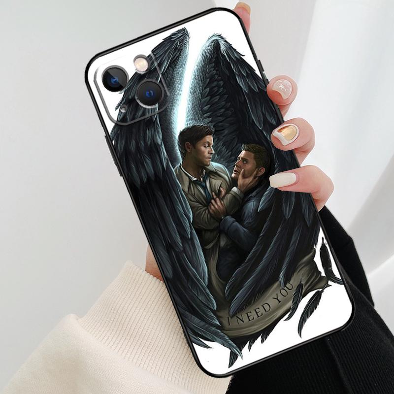 Supernatural Phone Case For iPhone 13 14 15 16 Pro Max 11 12 XS XR X Plus Shockproof Bumper Soft Cover