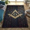 15 Размеров Крутой Масонский Принт Ковер Внутренние Напольные Коврики для Спальни Гостиной Детской Комнаты, Офиса Большие Декоративные Ковры