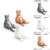 Реалистичная модель кошки ПВХ фигурка Ленивый оранжевый черный белый кот декор Коллекционная игрушка для любителей животных