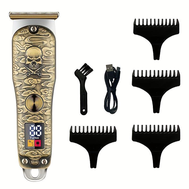 Машинка для стрижки волос, беспроводная бритва-триммер для бороды, электрический триммер с Т-образным лезвием, набор для ухода за волосами для мужчин