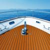 106*35" Teak EVA Foam Boat Yacht Flooring Mat Deck Carpet Self-Adhesive Floor Mat Waterproof Yacht Flooring Sheet Pad