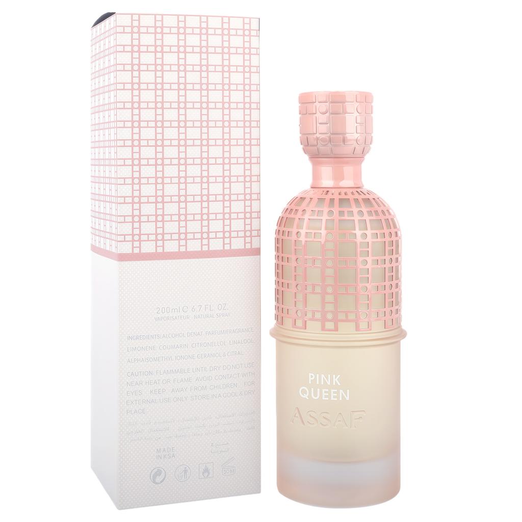 PINK QUEEN Mesh Perfume, Middle Eastern Arabic Dubai Scent, Long Lasting Fragrance, Unisex less