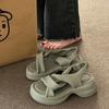 Thick-soled Ultra-soft Leather Sandals for Summer Wear 2025 New High-end Muffin Soft-soled Casual Skirt Non-slip Sandals