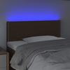 VidaXL LED Headboard Bedroom Furniture Single Bed Accessory Headboard Interior Dark Brown 3121449