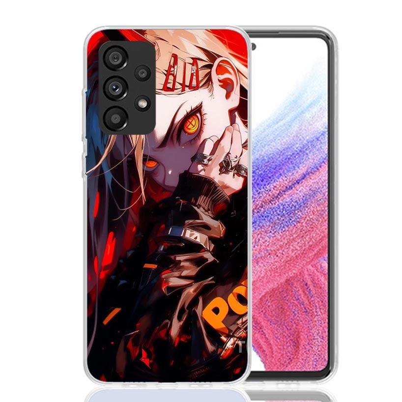C-Chainsaw Mans Power Phone Case For Samsung Galaxy A52 A32 A22 A12 A02S A50S A30S A51 A31 AA71 Note 20 Ultra 10 S10 Plus Galaxy