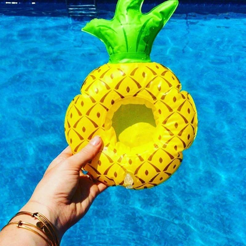 2x Фруктовый надувной держатель для воды, держатель для стакана, подставка, станция, игрушка для бассейна и ванны