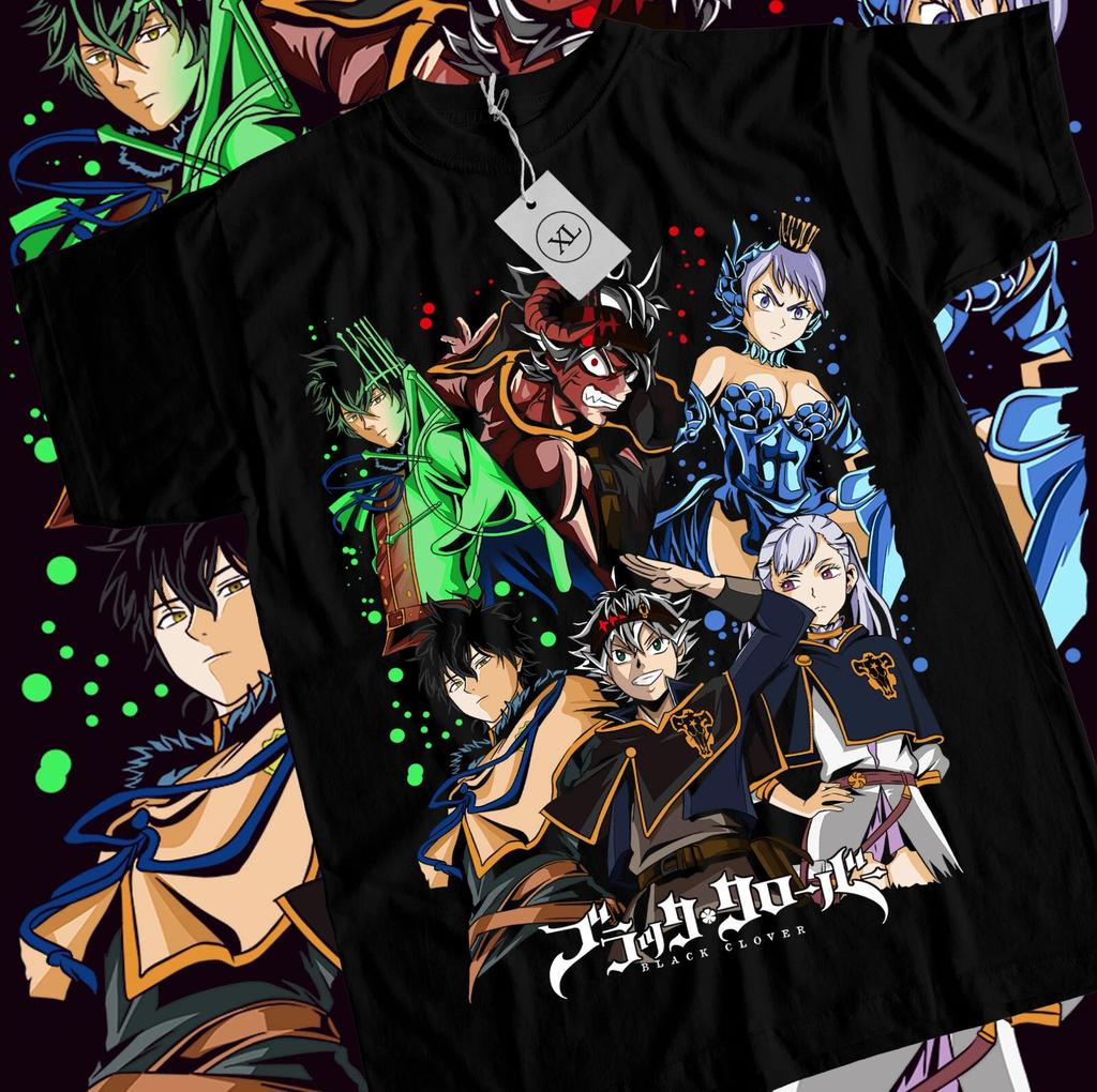Anime Black Clover Black Bull Asta Team Black TShirt