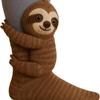 3D Animal Socks Knitted Sloth Hugging Socks By Hand-Crocheted For Christmas Stocking Women