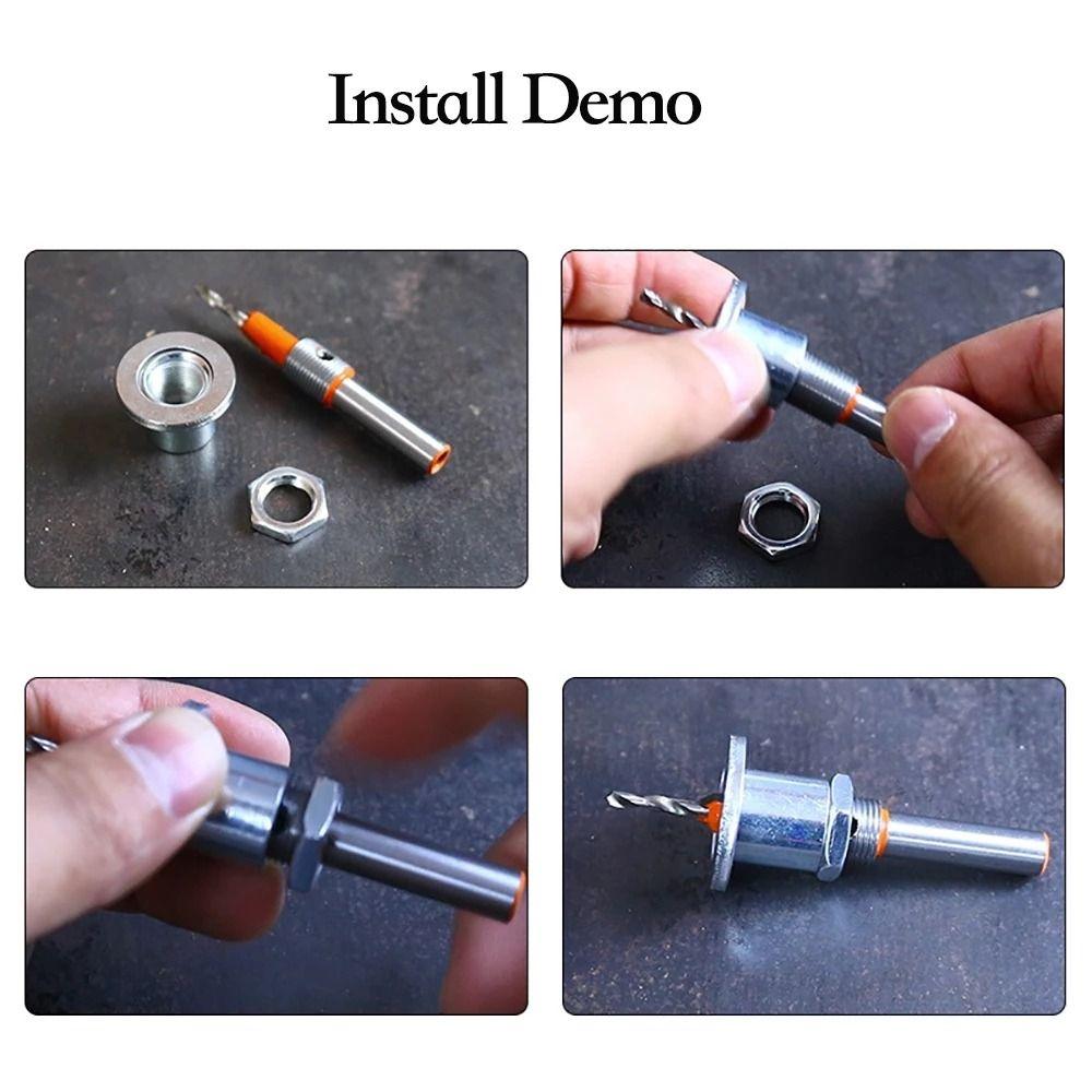 Adjustable Shank Countersink Drill Bit Wear Resistant Chamfer Tool  Screw Chamfer