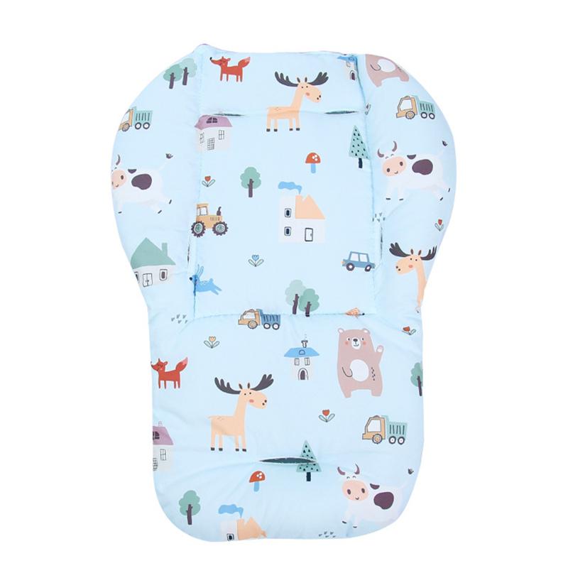 Baby Kids Highchair Cushion Pad Mat Booster Seats Cushion Pad Mat Feeding Chair Cushions Pad Stroller Cushion Mat Cotton