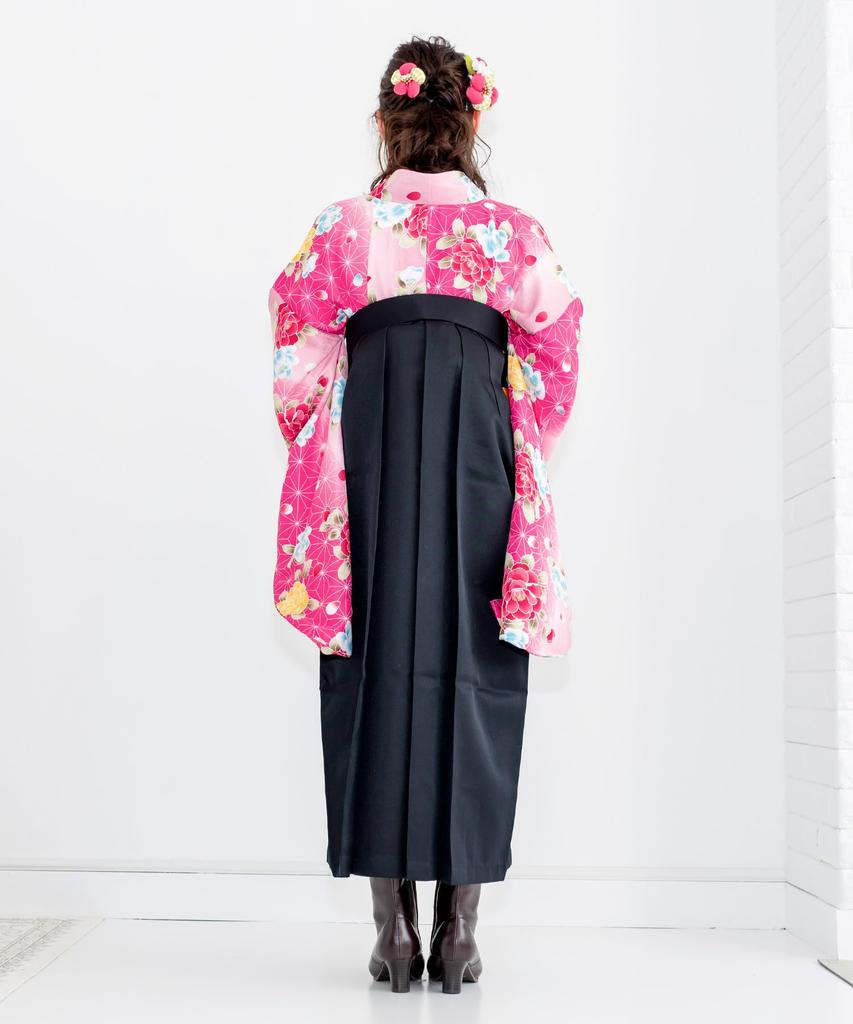 Выпускной колледж Хакама, великолепный комплект B ni Hakama [KYOETSU], церемония, студенты, женский, (16. Ёсихару Ранбу, LL)