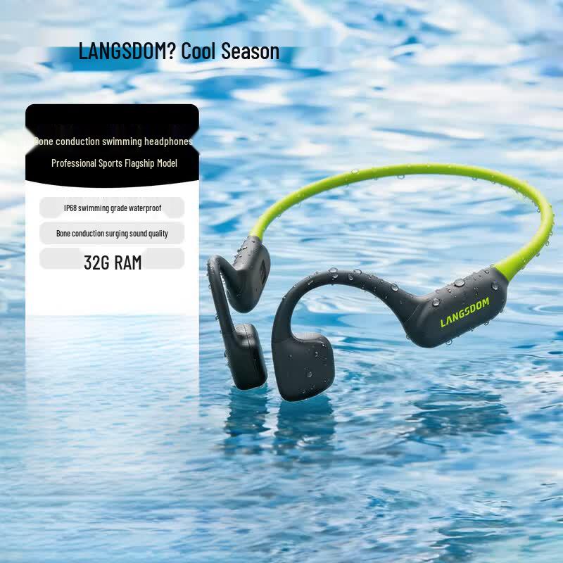 Lanston AirSwim Neo Беспроводные наушники с открытым ухом и костной проводимостью для плавания и спорта