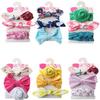 3Pcs/set Knot Rabbit Lovely Beautiful Sweet Headwear Kids Headband Girls Floral Bow Hairband