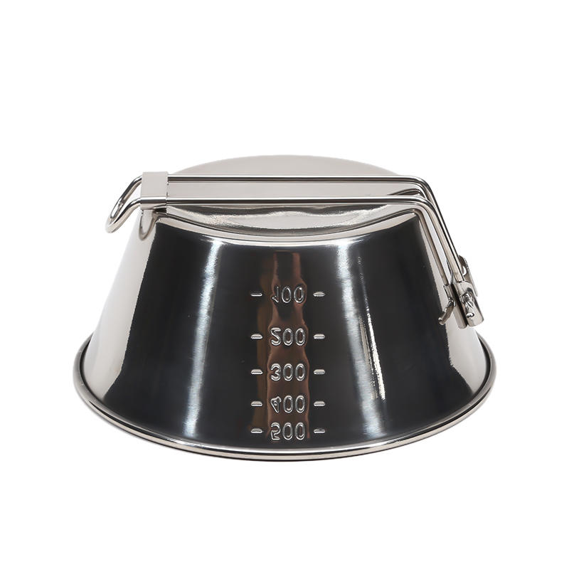 300 мл/550 мл нержавеющая сталь складная миска для кемпинга на открытом воздухе многофункциональная круглая миска для еды с ручкой