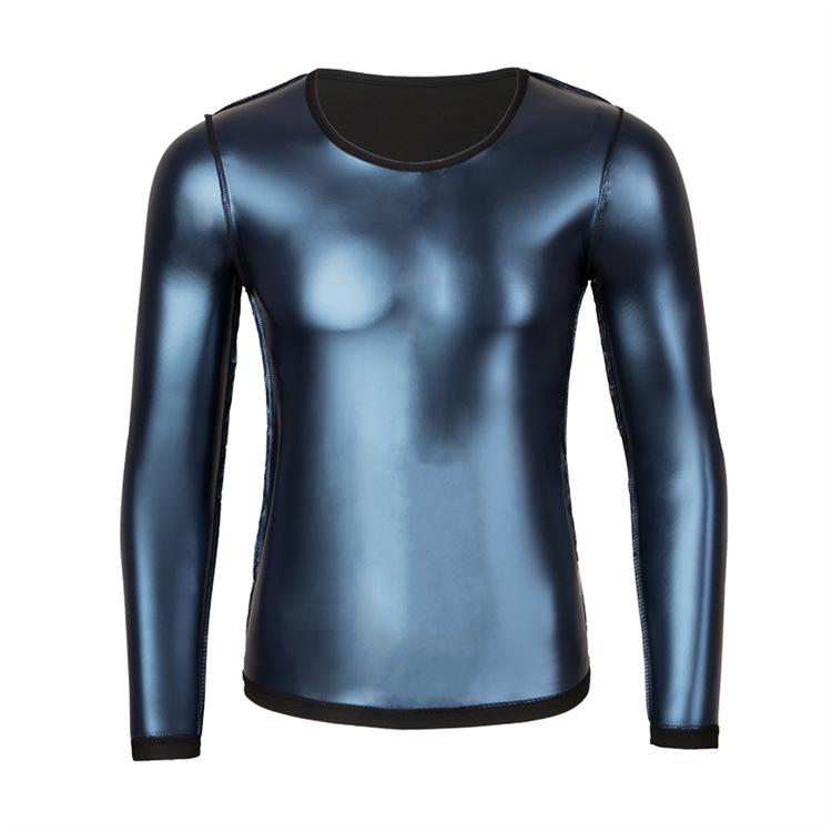 Мужской костюм-сауна для похудения: Бег Спорт Фитнес Бодишейпер с длинным рукавом