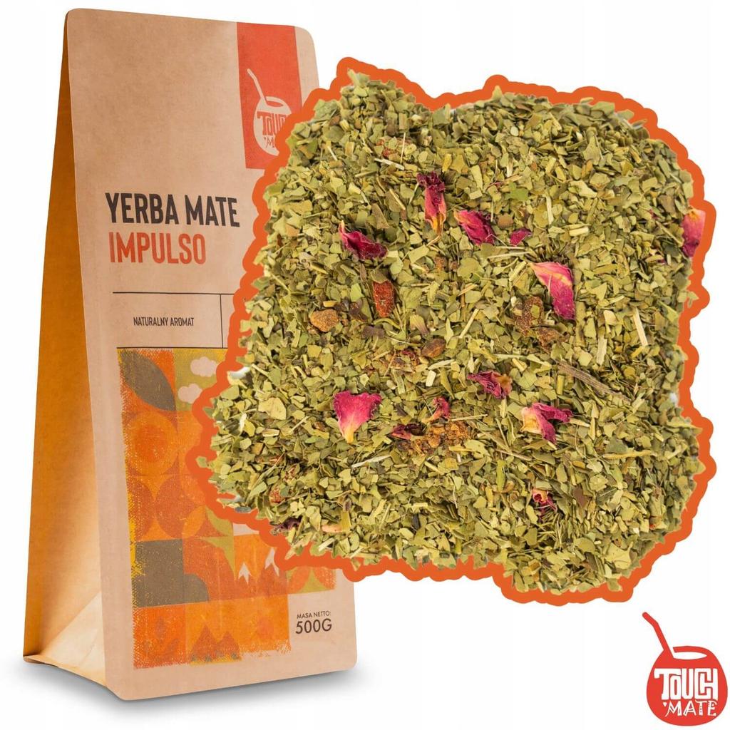 Yerba Mate Green Touch Mate Impulso Energia 500 G Guarana Goja Naturalna