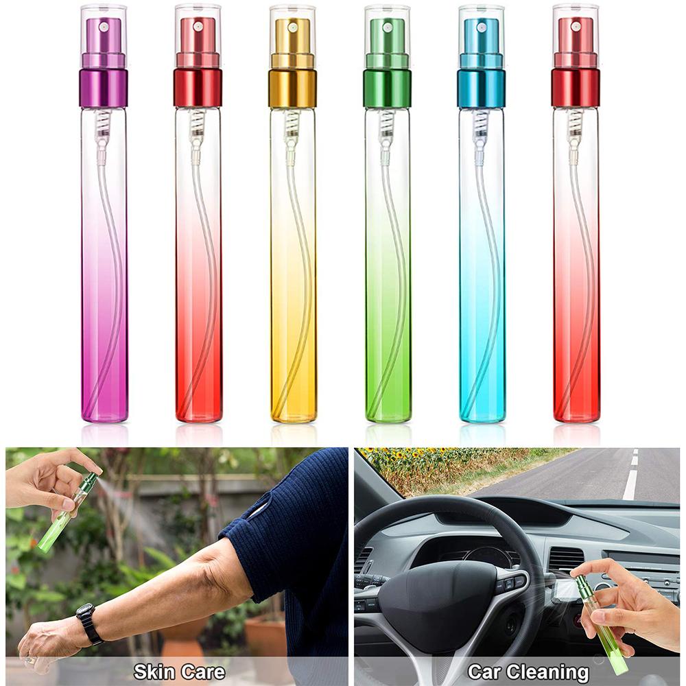 Color Aromatherapy Sprayer Glass Spray Bottles Perfume Atomizer Refillable Bottle Perfume Bottles