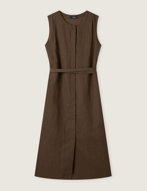 Roem Linen Long Dress Rmowg37R11