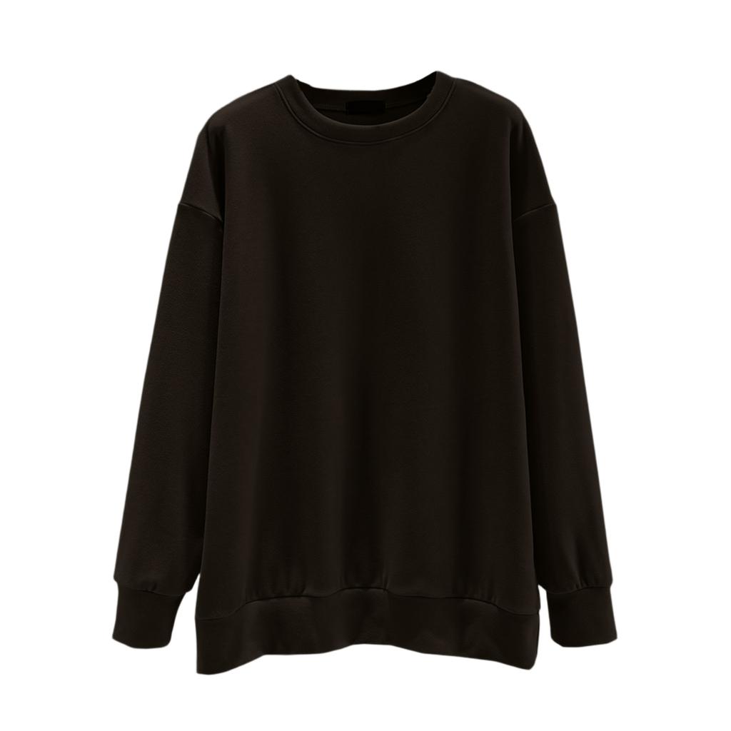 Женское свободное удобное повседневное модное и теплое нижнее белье с бесшовным круглым вырезом и толстым велюровым топом