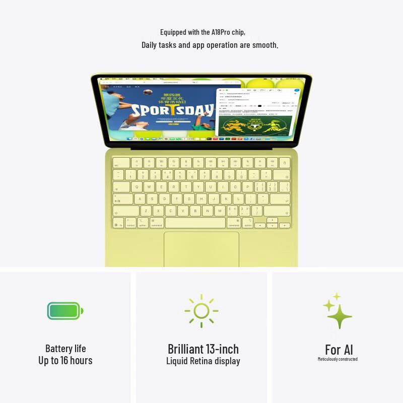 Apple Ноутбук MacBook Neo 13 дюймов (Китайская версия)