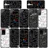 Для iPhone 16 15 Xiaomi Redmi Note 14 13 12 Pro Max X 8 9 16e Samsung Galaxy S25 S24 S23 Moto OPPO Химия Наука Математика Уравнение Формула Чехол для телефона