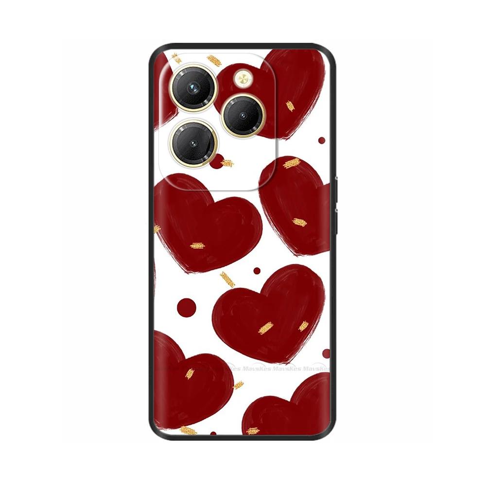 Для чехла Infinix Hot 40 Pro Ударопрочный Силиконовый Мягкий Чехол для Телефона Задняя Крышка для Infinix Hot 40 Pro Hot40 40i Hot40i Чехлы Fundas