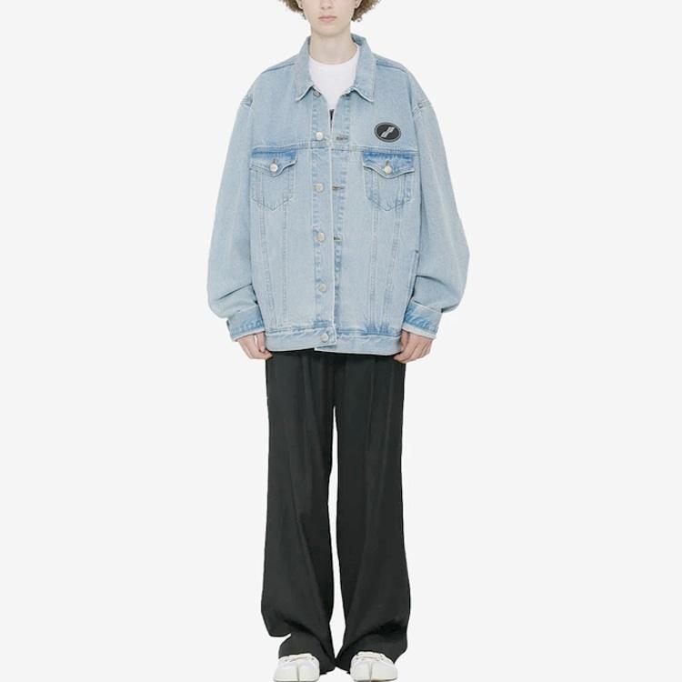 WE11DONE Ice Oversized Denim Jacket Unisex WD-DJ4-20-017-U-IC