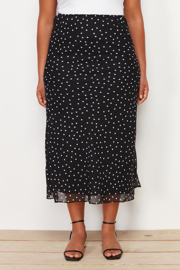 Женская модная темно-синяя джинсовая юбка макси большого размера с разрезом