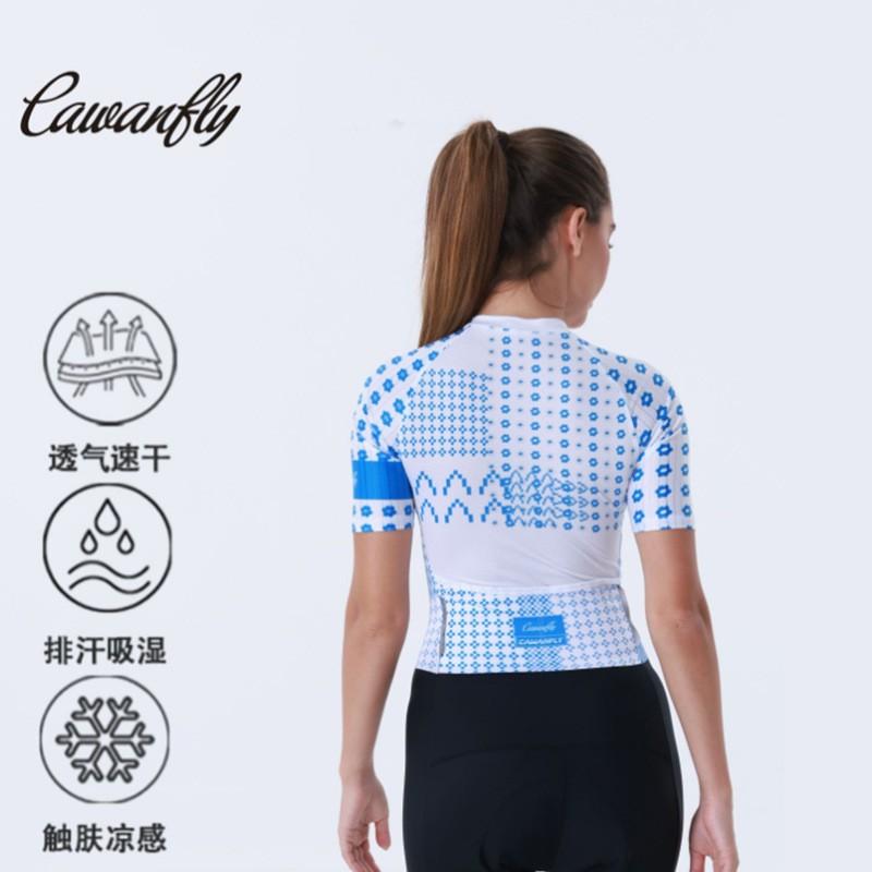 Men Women Cycling Jersey Short Sleeve Breathable Quick Dry Sports Top Ride Running Hiking
