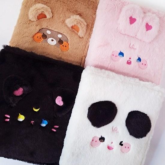 Доска M Popo Binder Меховой Binder (включает 30 листов) Папка-переплет для фотокарточек формата А5 с 6 отверстиями Poca, книга для коллекционирования, фотоальбом, дневник-переплет