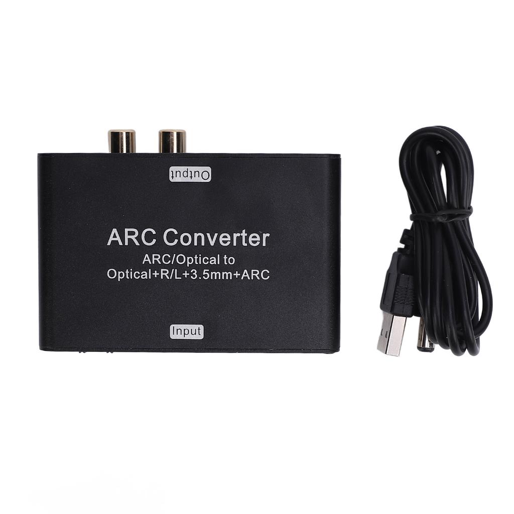 HD Multimedia Interface ARC Converter 192KHz DAC Digital To Analog Converter 3.5mm Jack for TV