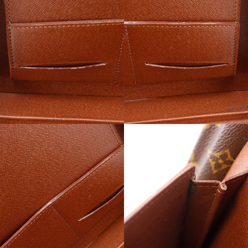 Louis Vuitton Президентский чемодан M53012 винтажный Портфель Коричневый Канва Monogram унисекс Б/у