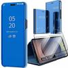 Protective Case - BOOLING - for Samsung Galaxy S25 Ultra - Blue Mirror Effect - 2 Tempered Glasses - Shockproof