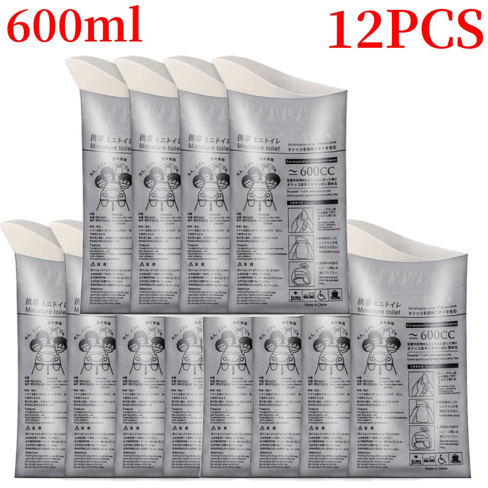 4-32 шт. Портативный аварийный пакет-писсуар для кемпинга на открытом воздухе, одноразовый дорожный пакет для рвоты, мобильный туалет для мужчин, женщин и детей