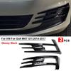Решетки противотуманных фар переднего бампера для VW Volkswagen Golf 7 MK7 GTI 2014 2015 2016 2017 Накладка-бровь противотуманной фары Защитная накладка на воздухозаборник
