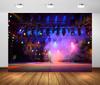 BELECO 7x5ft Fabric Music Concert Stage Backdrop for Photography Stage Spotlights Music Night Band Live Shows Rock Music