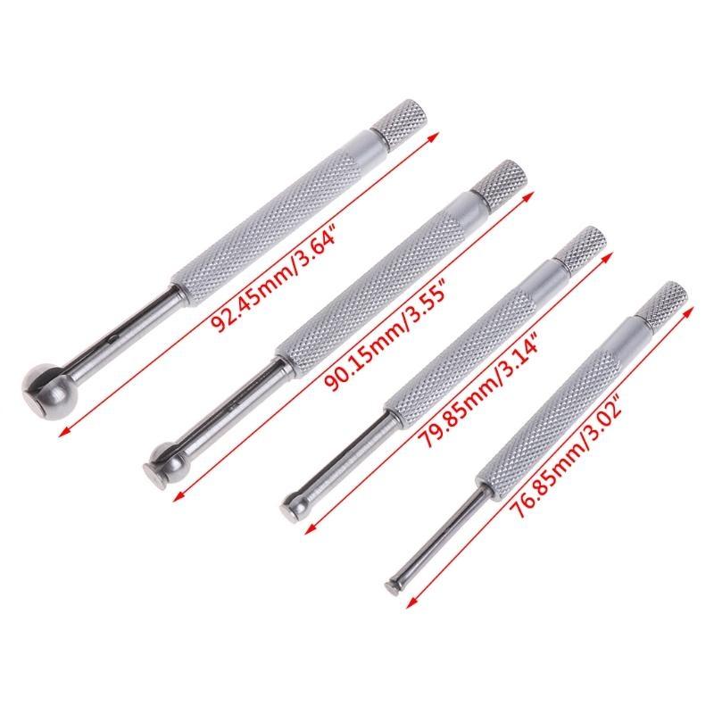 4Pcs 3-13mm Small Hole Bore Gauge Ball Type Measure Gauge 1/8" To 1/2" Measuring Tools Set 0.125 0.5" Adjustable