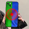 Цыганский Рома Флаг Чехол Для iPhone 15 16 Pro Max 12 13 Mini 11 14 Pro Max XS X XR 15 16 Plus